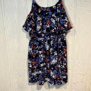 Elle Sundress Adjustable Strap Flounce Large